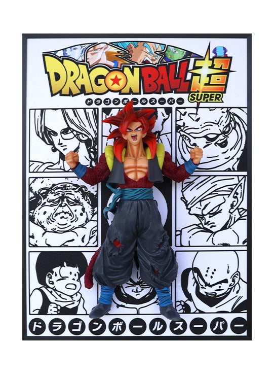 Dragon Ballz Goku 3D Wall Frame – Anime Room Decor - 30CM*40CM