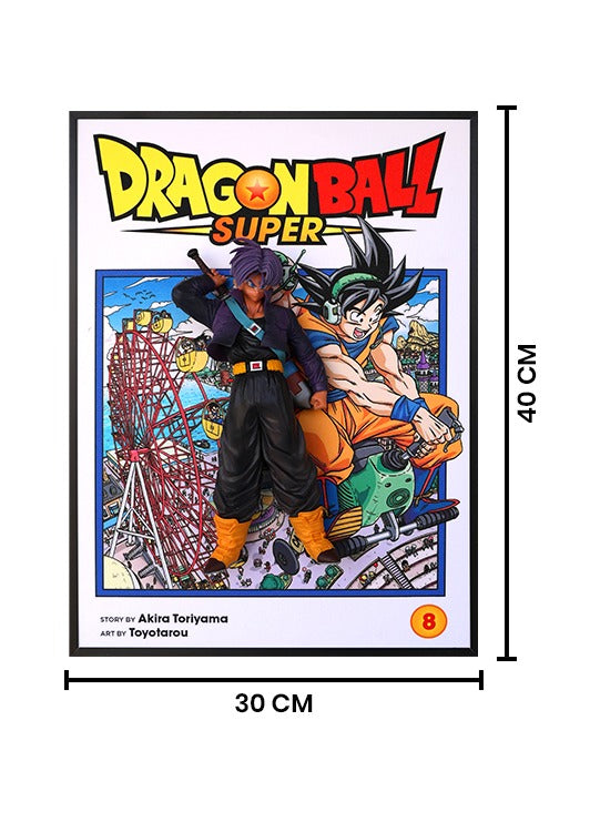 Dragon Ball Z Trunks 3D Wall Frame – Anime Room Décor - 30CM*40CM