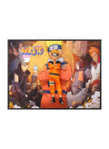 Naruto 3D Wall Frame – Anime Room Décor - Size 30 cm × 40 cm
