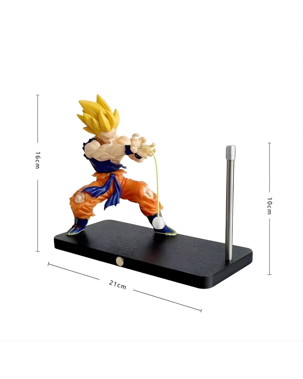 Goku Kamehameha Magnetic Night Light – Dragon Ball Z Action Figure with LED